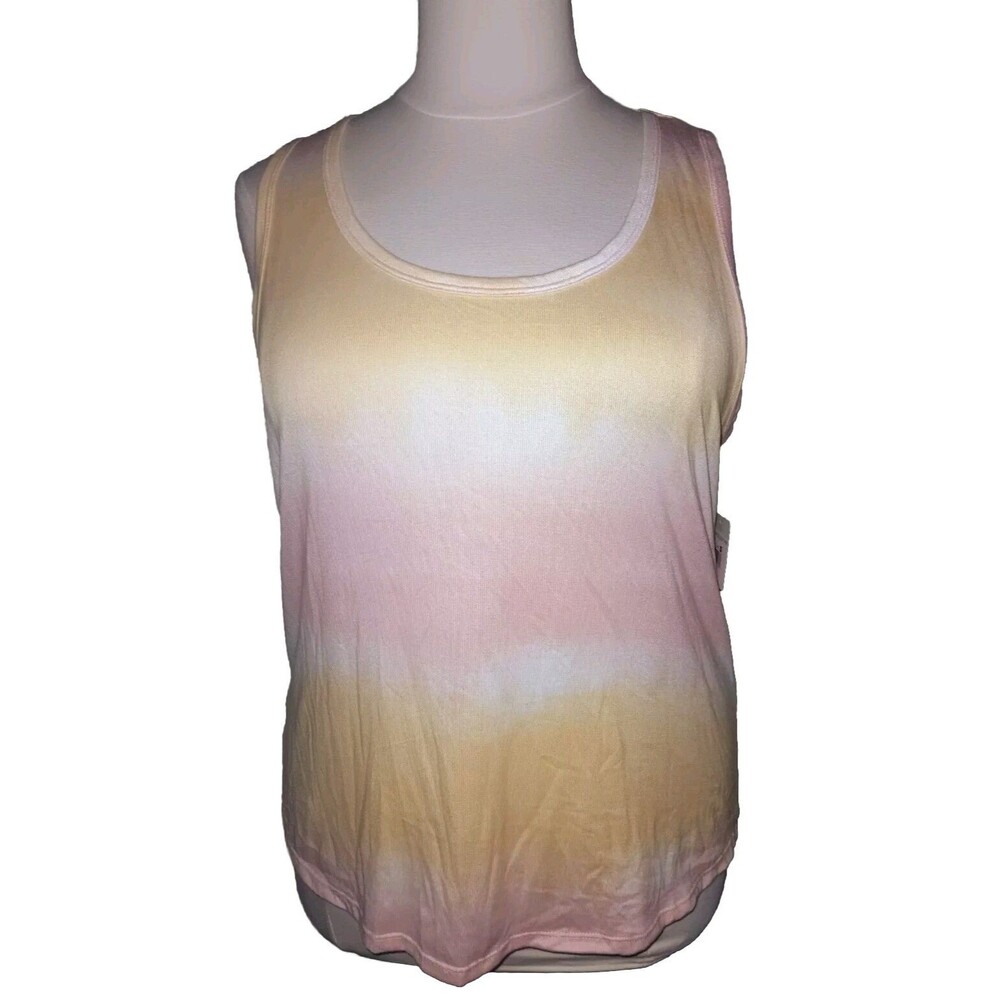 NWT TRANQUIL TRUE Womens 2X Ombre Print Tye Dye Soft Pajama Sleep Tank Top